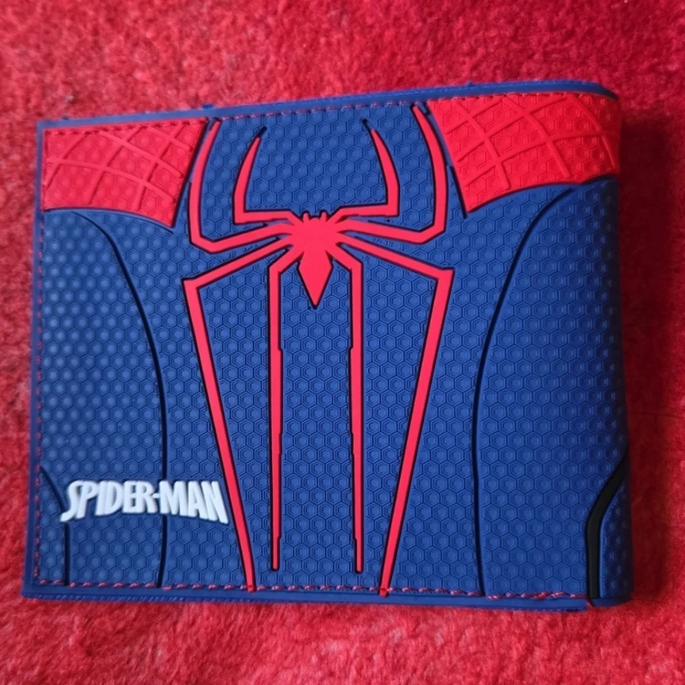 New Spiderman marvel comic anime manga leather wallet
